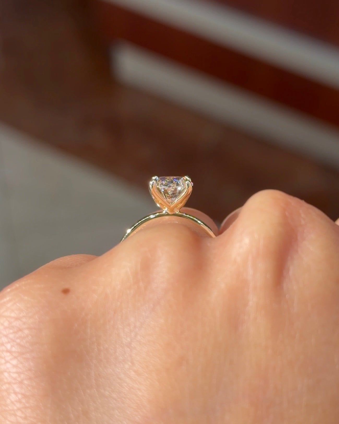 2.49ct D-VVS2 Oval Lab Diamond Caraline - PBD Engagement Rings