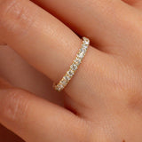 2.4mm Core Pavé Diamond Ring Rings Princess Bride Diamonds 