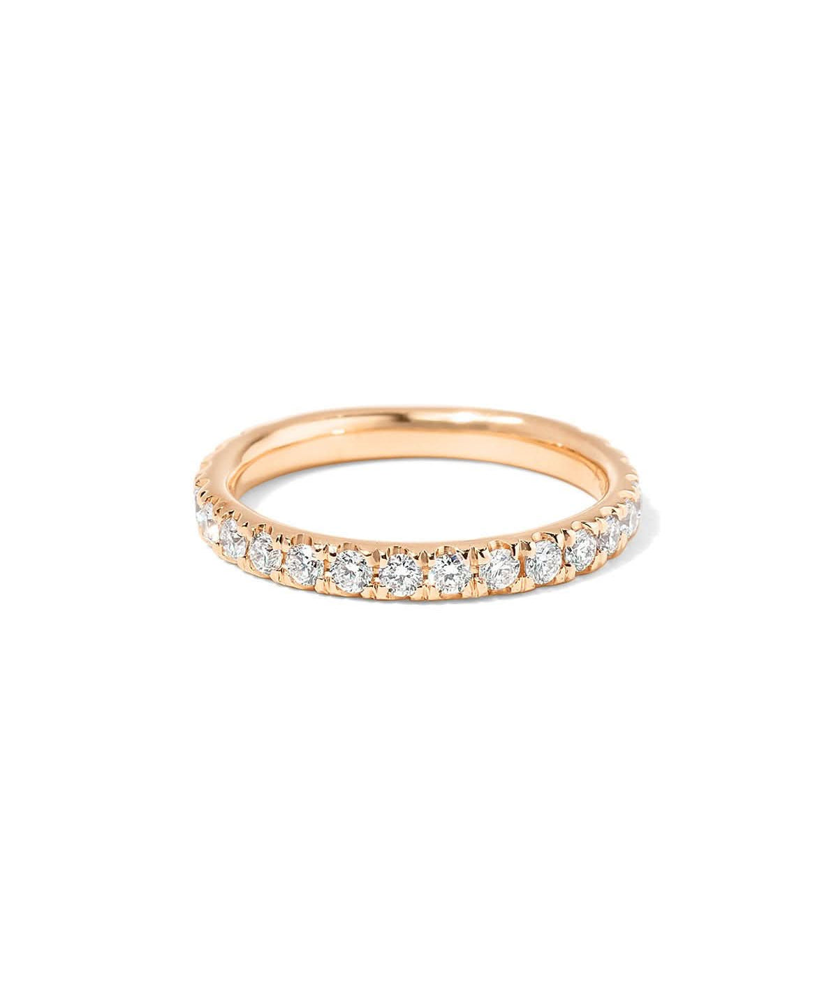 2.4mm Core Pavé Diamond Ring - PBD Rings