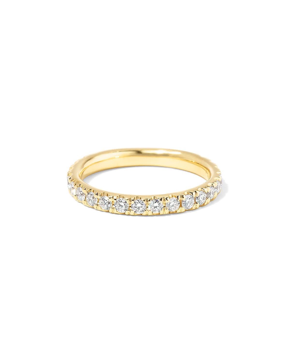 2.4mm Core Pavé Diamond Ring - PBD Rings
