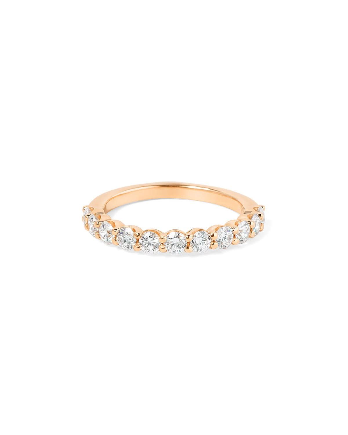 2.4mm Floating Single Prong Diamond Ring - PBD Rings