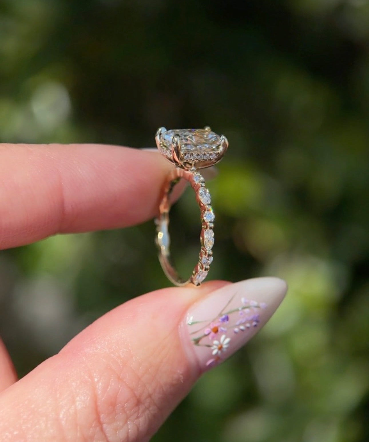 2.50ct D - VS1 Cushion Lab Diamond Rei - PBD Engagement Rings