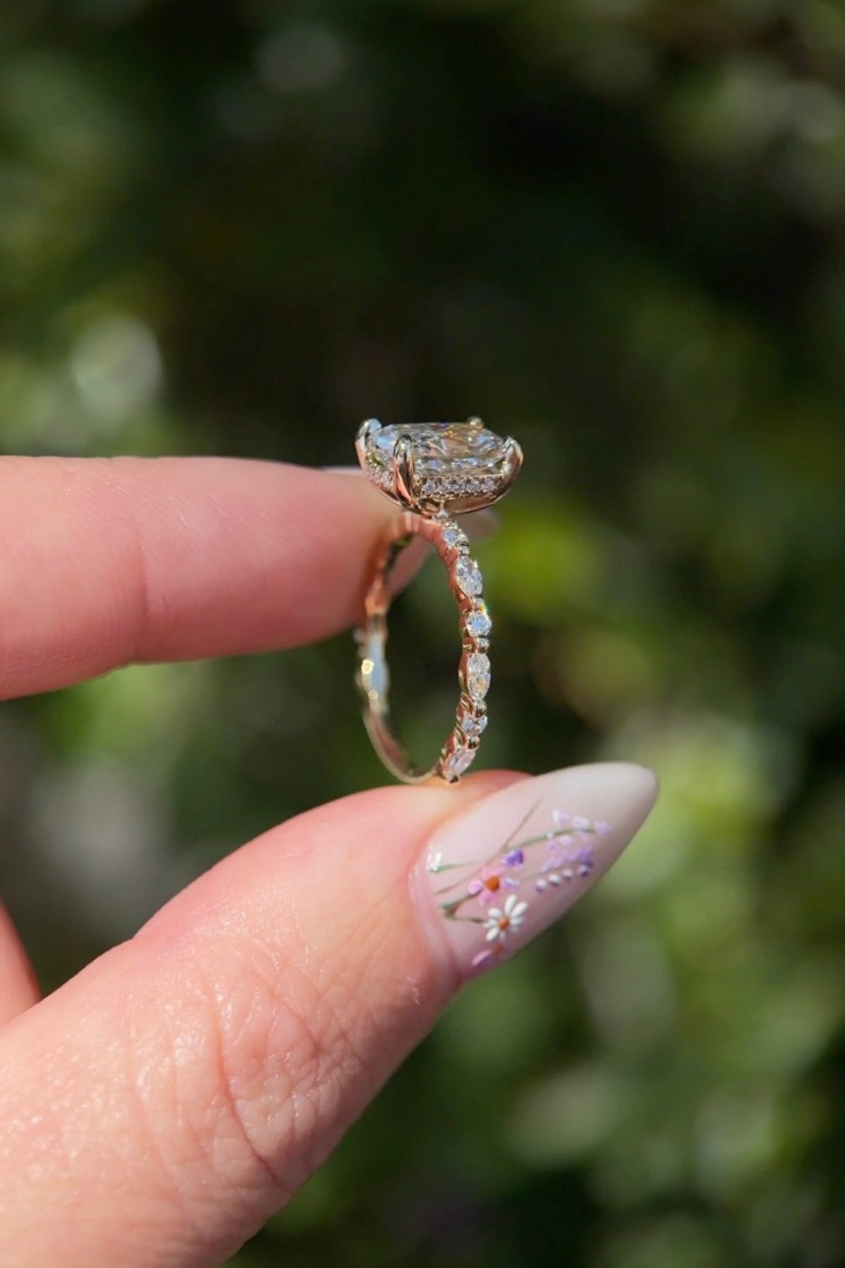 2.50ct D - VS1 Cushion Lab Diamond Rei - PBD Engagement Rings