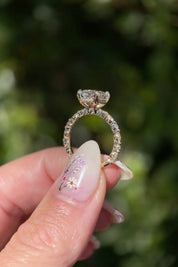 2.50ct D - VS1 Cushion Lab Diamond Rei - PBD Engagement Rings