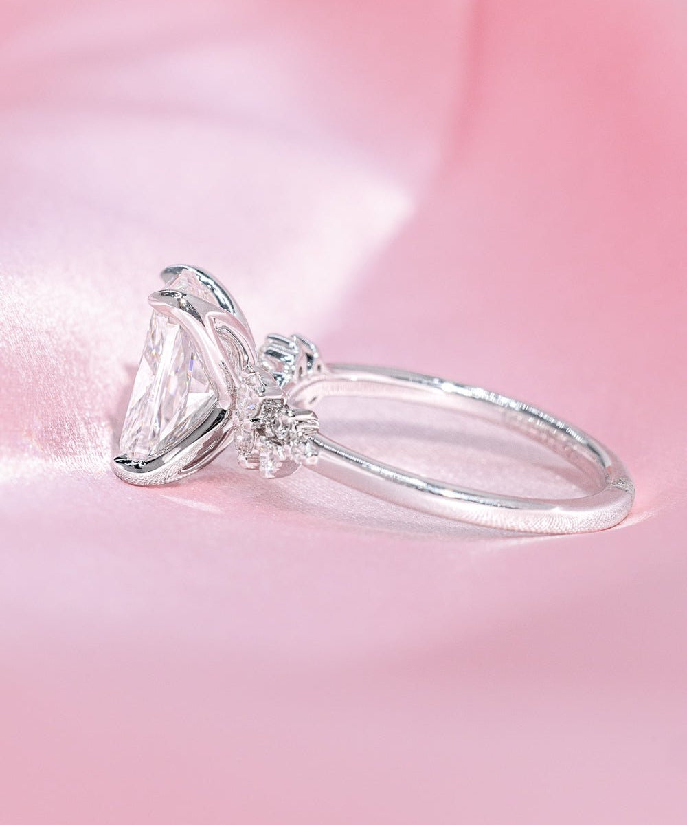 2.50ct D - VVS1 Cushion Lab Diamond Nova - PBD Engagement Rings