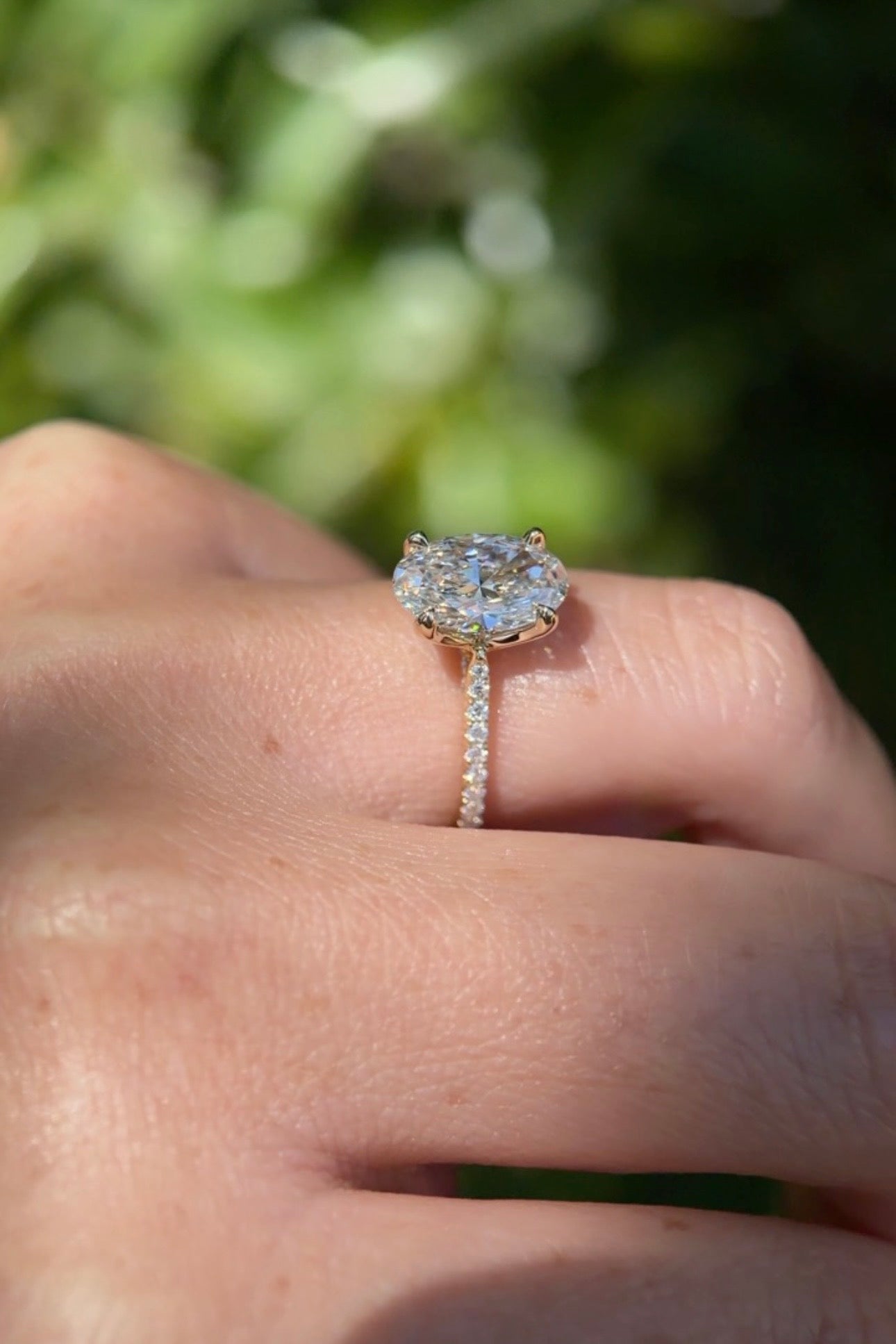 2.50ct E - VS1 Oval Lab Diamond Hana - PBD Engagement Rings