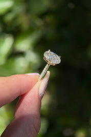 2.50ct E - VS1 Oval Lab Diamond Hana - PBD Engagement Rings