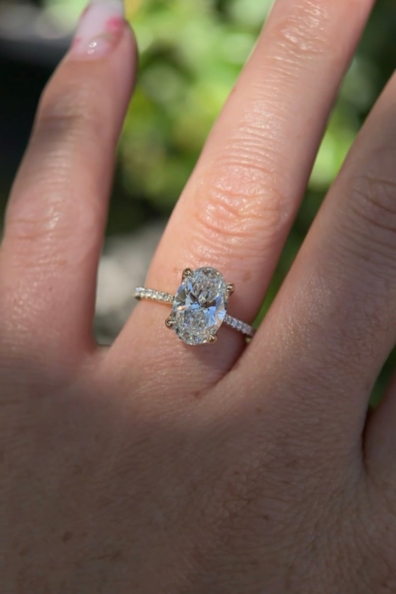 2.50ct E - VS1 Oval Lab Diamond Hana - PBD Engagement Rings