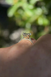 2.50ct E - VS1 Oval Lab Diamond Hana - PBD Engagement Rings