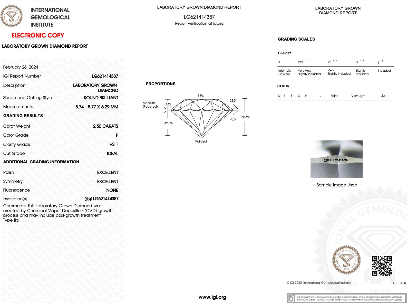 2.50ct F-VS1 Round Lab Diamond Kite Gracie Engagement Rings Princess Bride Diamonds 