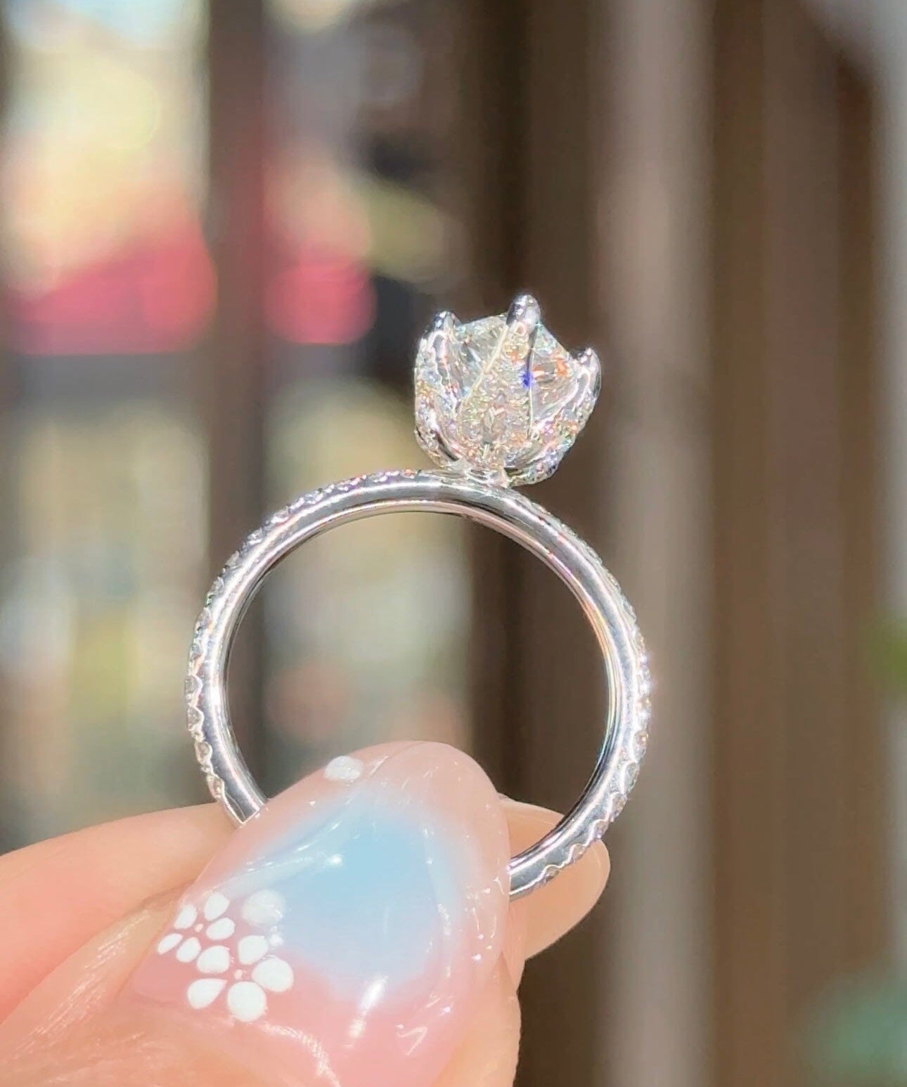 2.51ct D-VS1 Pear Lab Diamond Samantha Engagement Rings Princess Bride Diamonds 