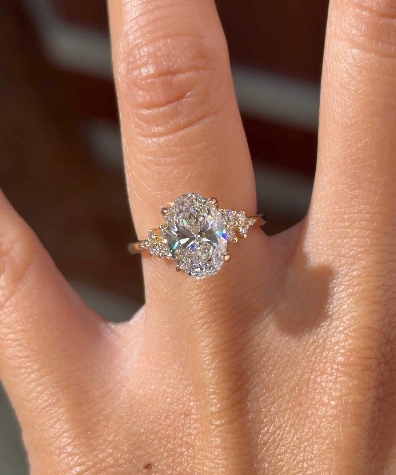 2.51ct D-VVS1 Oval Lab Diamond Nova - PBD Engagement Rings