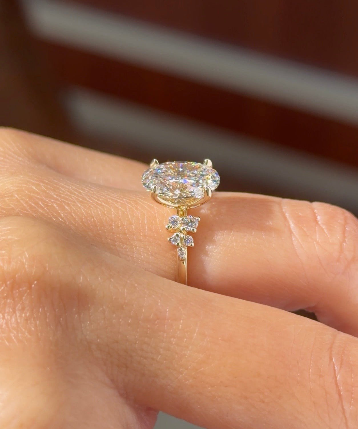 2.51ct D-VVS1 Oval Lab Diamond Nova - PBD Engagement Rings