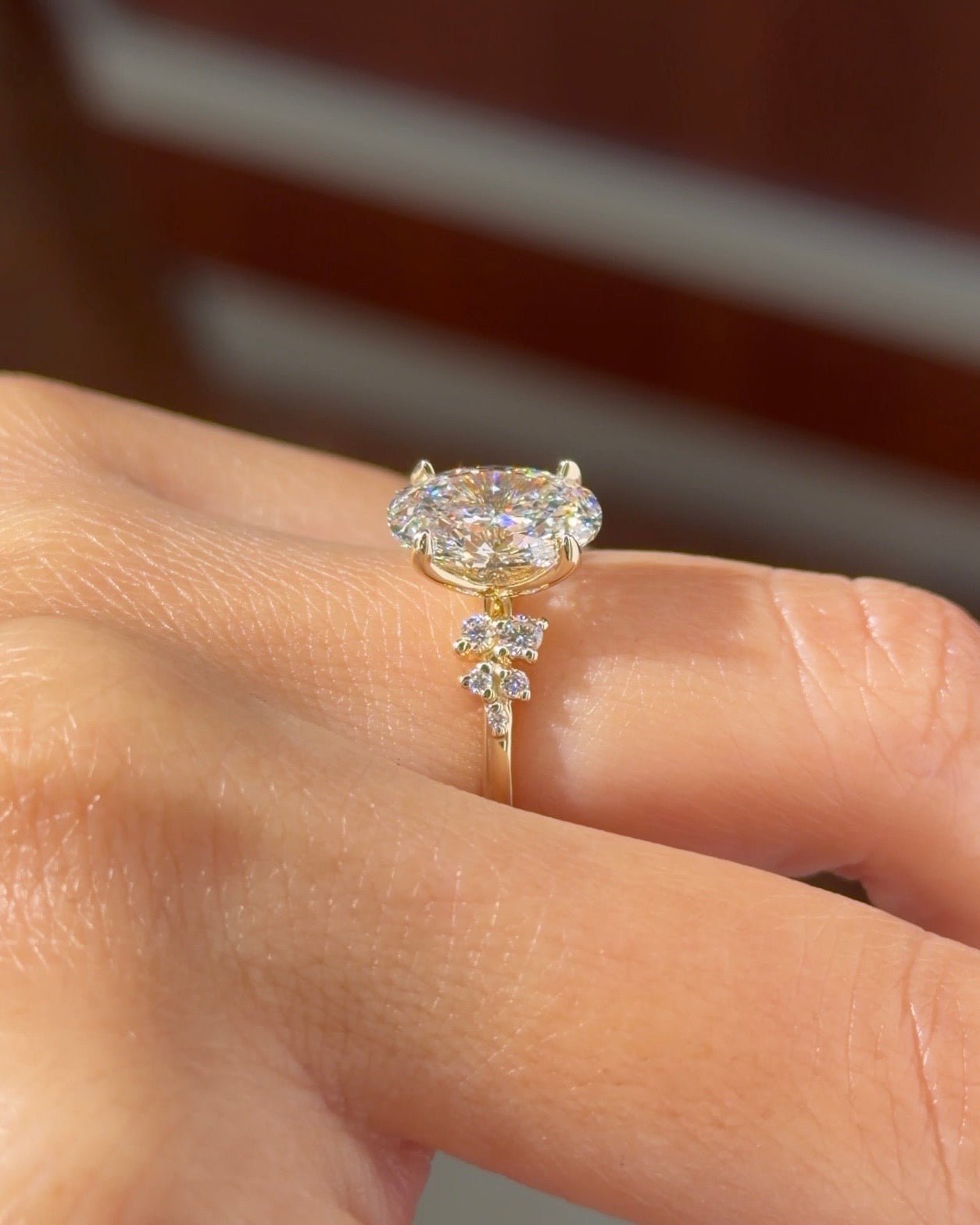 2.51ct D-VVS1 Oval Lab Diamond Nova - PBD Engagement Rings