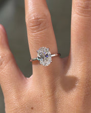 2.51ct D-VVS2 Oval Lab Diamond Caraline - PBD Engagement Rings