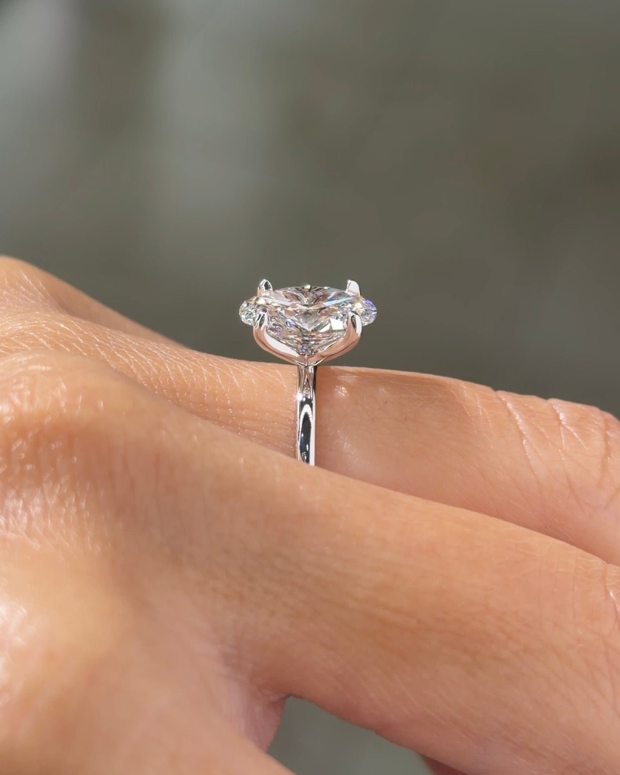 2.51ct D-VVS2 Oval Lab Diamond Caraline - PBD Engagement Rings