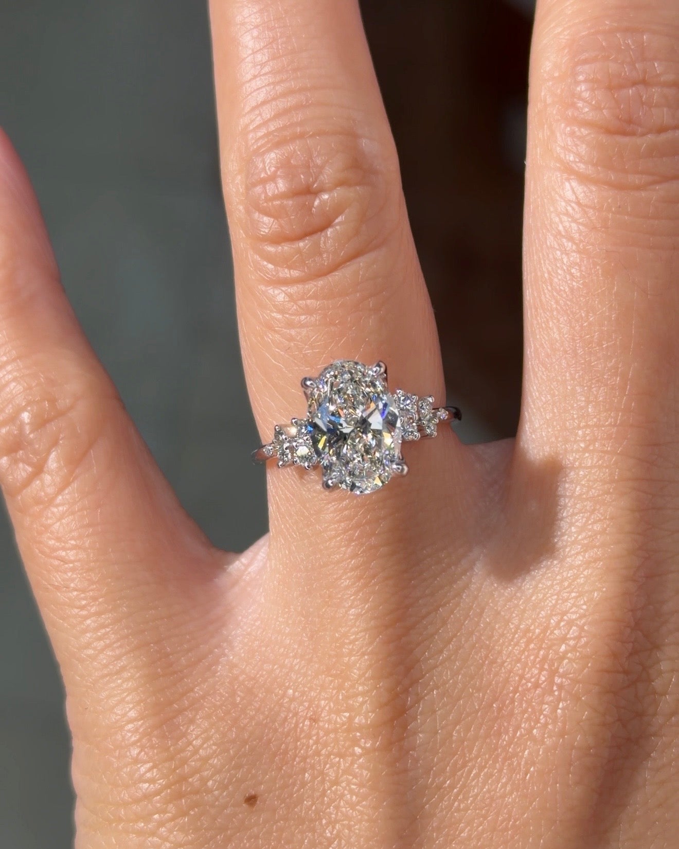 2.51ct E - VVS2 Oval Lab Diamond Nova - PBD Engagement Rings