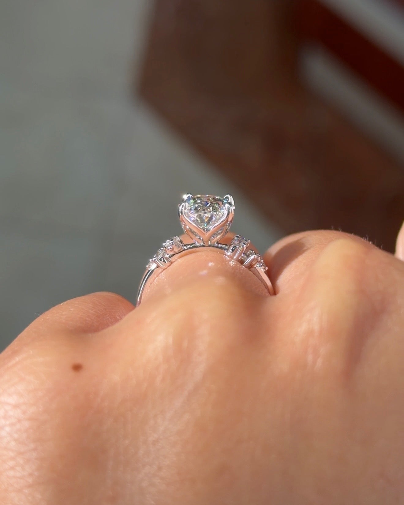 2.51ct E - VVS2 Oval Lab Diamond Nova - PBD Engagement Rings