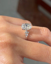 2.51ct E - VVS2 Oval Lab Diamond Nova - PBD Engagement Rings