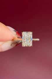 2.51ct E - VVS2 Radiant Lab Diamond Alice - PBD Engagement Rings