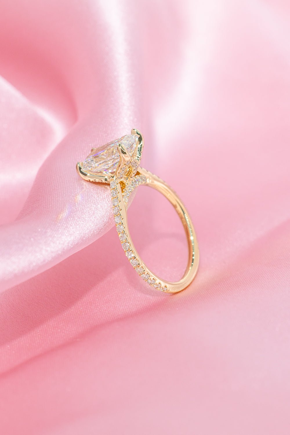 2.52ct D - VS1 Radiant Lab Diamond Isabela - PBD Engagement Rings