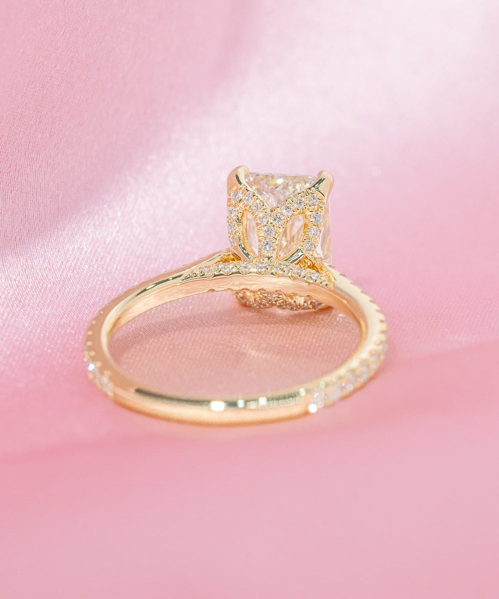 2.52ct D - VS1 Radiant Lab Diamond Isabela - PBD Engagement Rings