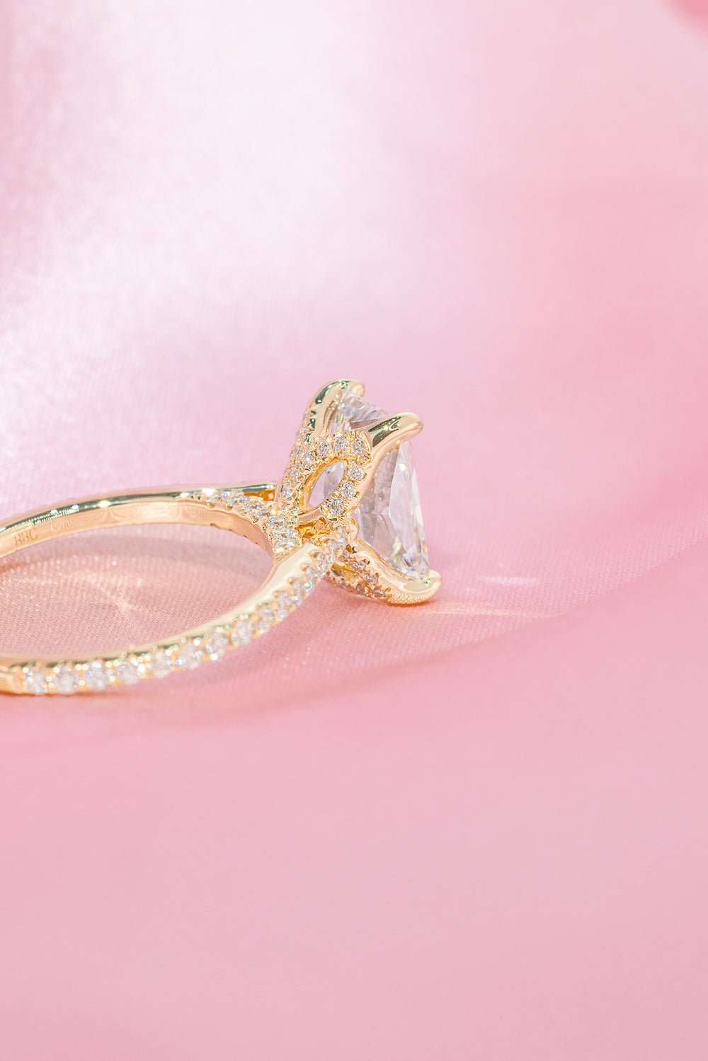 2.52ct D - VS1 Radiant Lab Diamond Isabela - PBD Engagement Rings