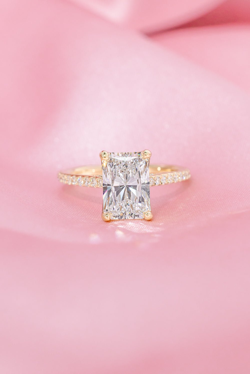 2.52ct D - VS1 Radiant Lab Diamond Isabela - PBD Engagement Rings