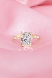 2.52ct D - VS1 Radiant Lab Diamond Isabela - PBD Engagement Rings