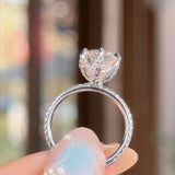 2.52ct D-VS1 Round Lab Diamond Samantha Engagement Rings Princess Bride Diamonds 