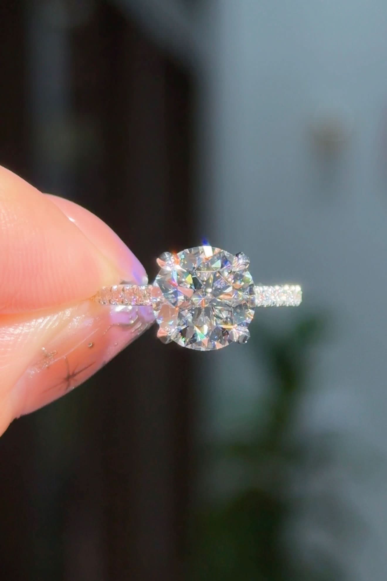 2.52ct D - VS1 Round Lab Diamond Shelby - PBD Engagement Rings