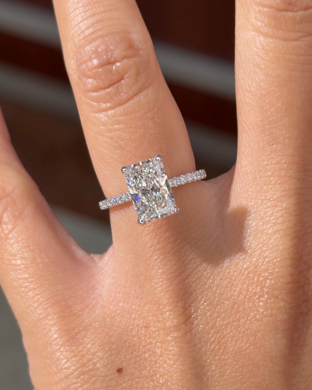 2.53ct E-VS1 Radiant Lab Diamond Stephanie - PBD Engagement Rings