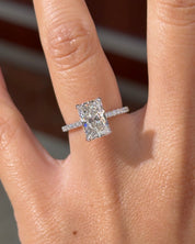 2.53ct E-VS1 Radiant Lab Diamond Stephanie - PBD Engagement Rings
