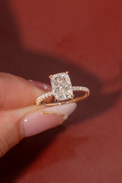 2.53ct F - VS1 Cushion Lab Diamond Shelby - PBD Engagement Rings