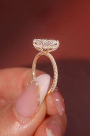 2.53ct F - VS1 Cushion Lab Diamond Shelby - PBD Engagement Rings