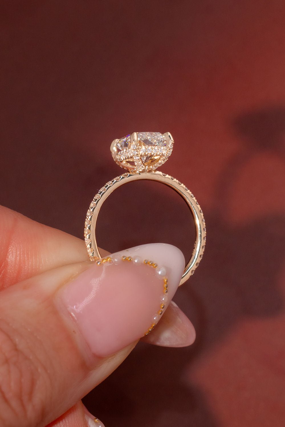 2.53ct F - VS1 Cushion Lab Diamond Shelby - PBD Engagement Rings