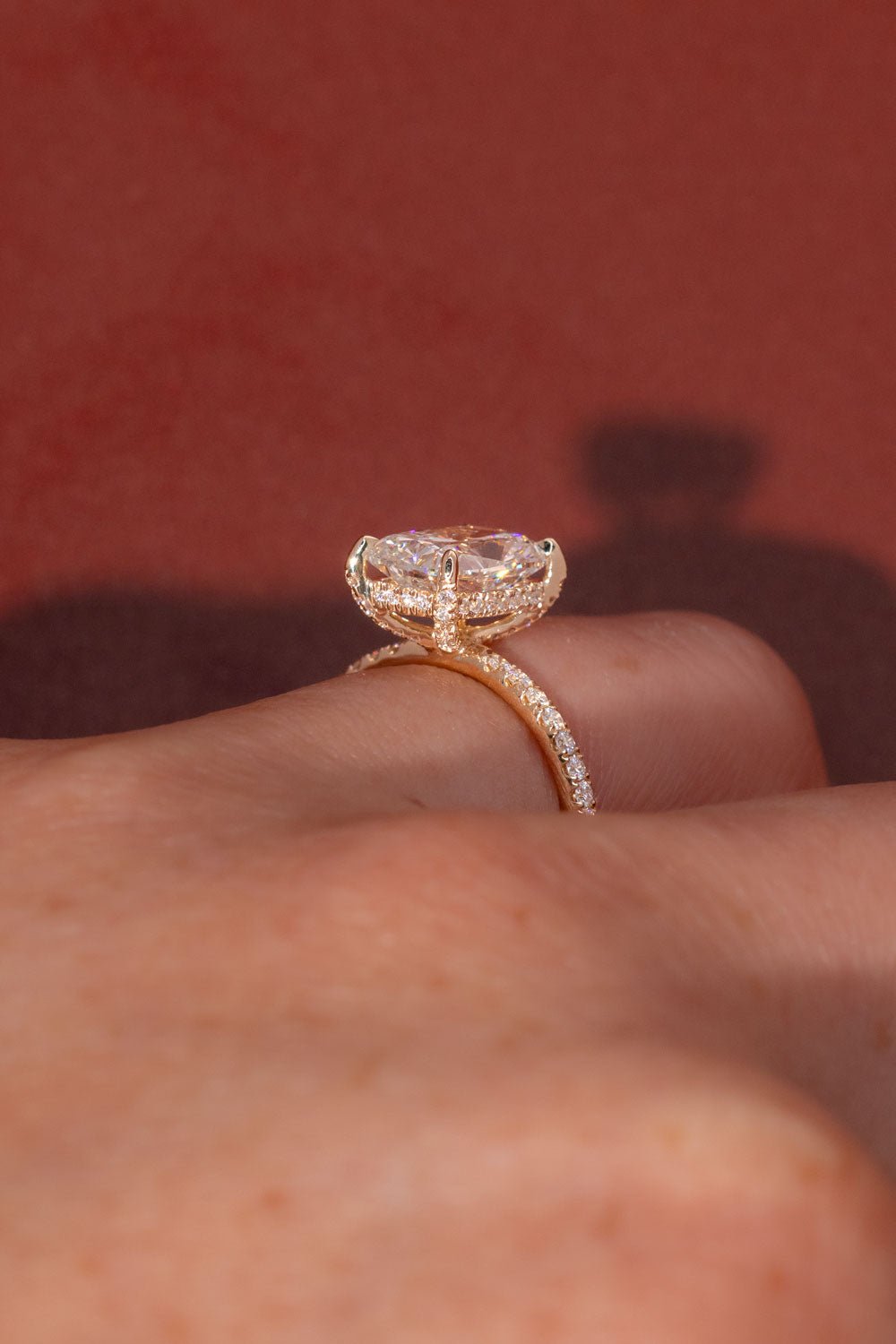 2.53ct F - VS1 Cushion Lab Diamond Shelby - PBD Engagement Rings