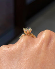2.53ct F-VVS2 Marquise Lab Diamond Nova - PBD Engagement Rings