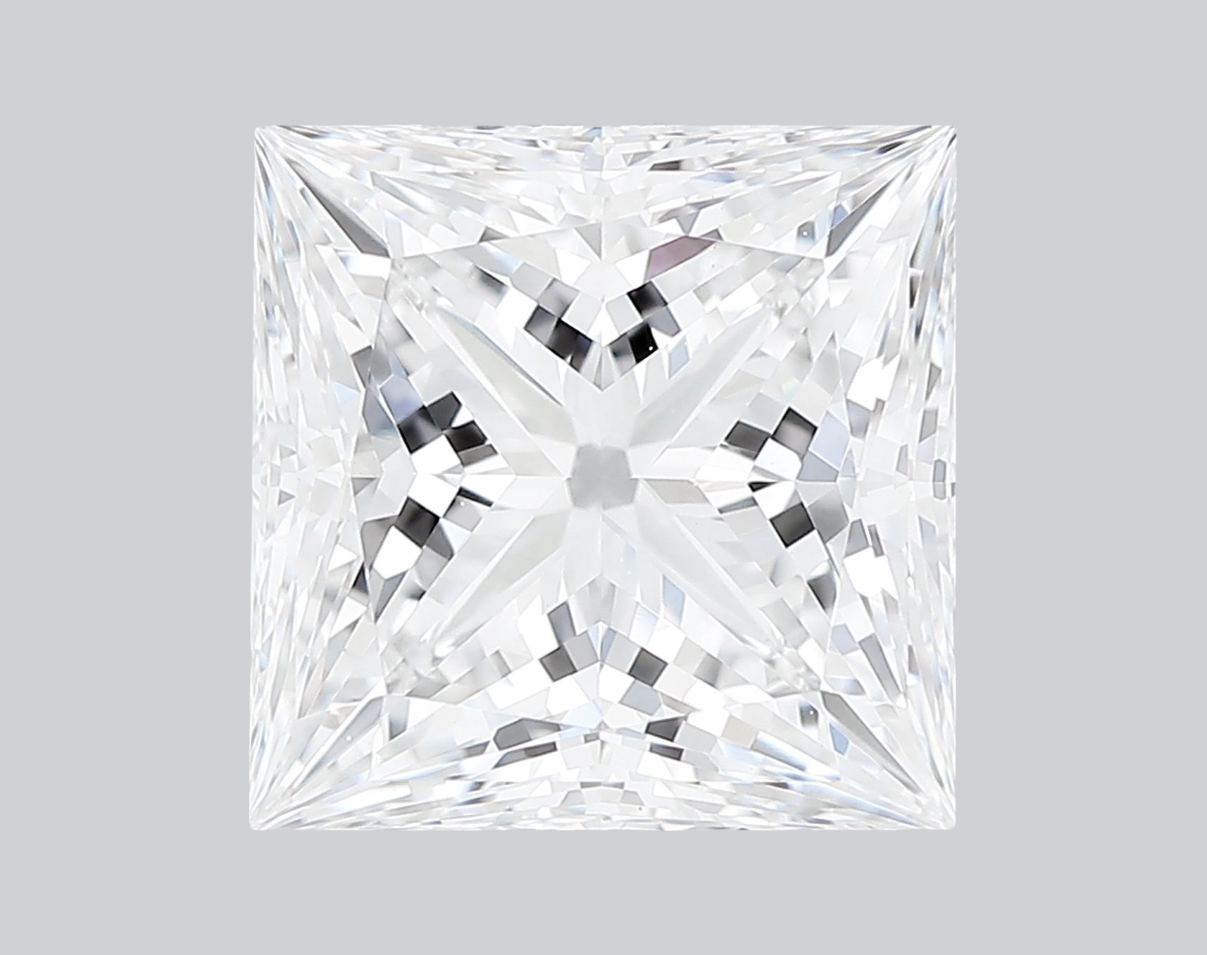 2.54 Carat E-VVS2 Princess Lab Grown Diamond - IGI (127291) - PBD Loose Diamond