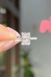 2.54ct D - VS1 Radiant Lab Diamond Stephanie - PBD Engagement Rings