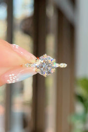 2.54ct D-VS1 Round Lab Diamond Ren Engagement Rings Princess Bride Diamonds 