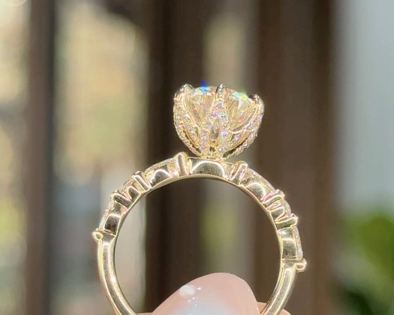 2.54ct D-VS1 Round Lab Diamond Ren Engagement Rings Princess Bride Diamonds 