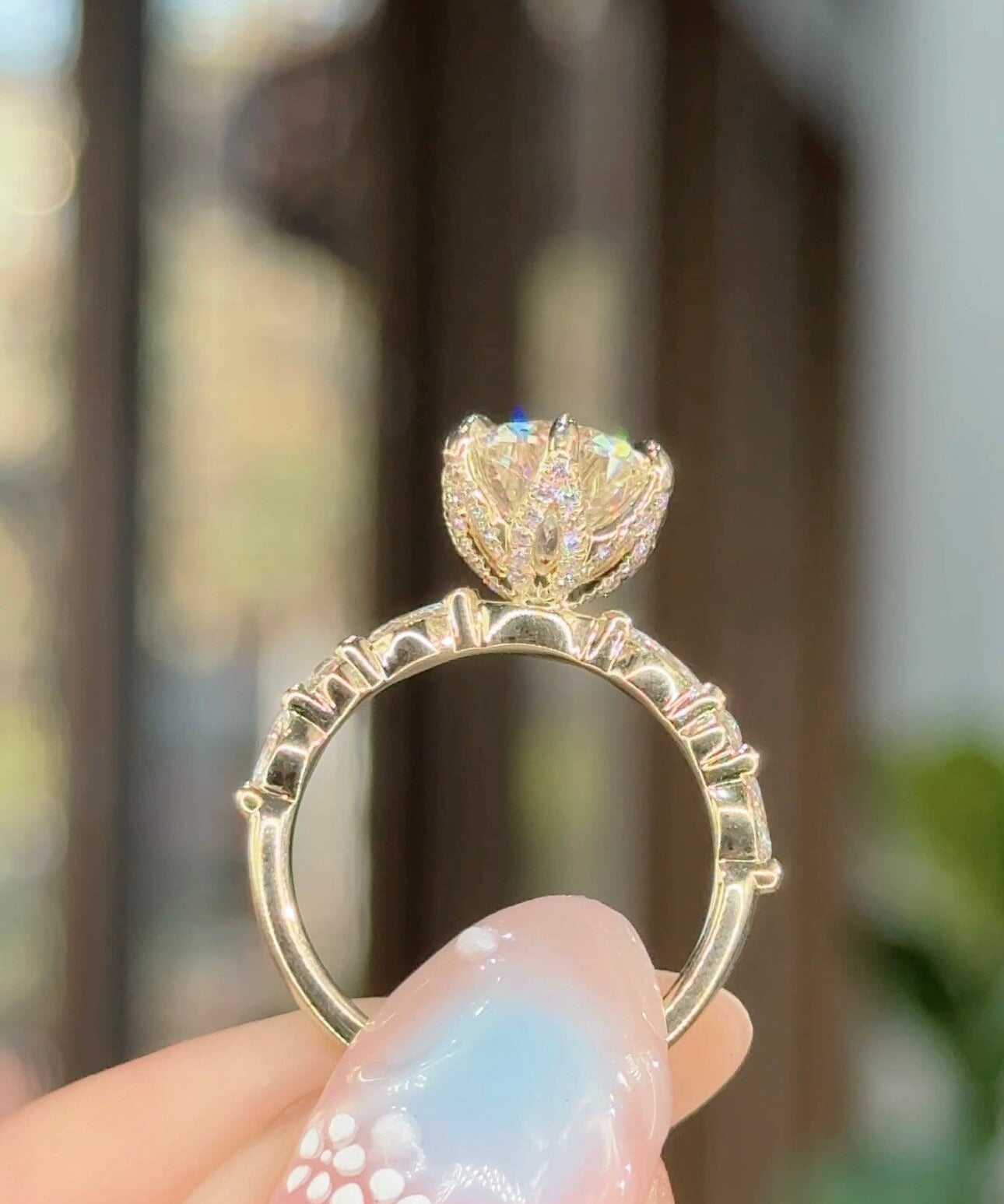 2.54ct D-VS1 Round Lab Diamond Ren Engagement Rings Princess Bride Diamonds 