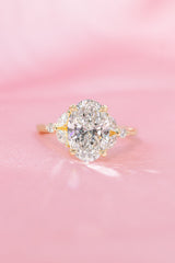 2.54ct D-VVS2 Oval Lab Diamond Sarah