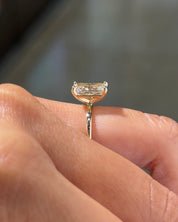 2.54ct E-VVS2 Radiant Lab Diamond Leah - PBD Engagement Rings