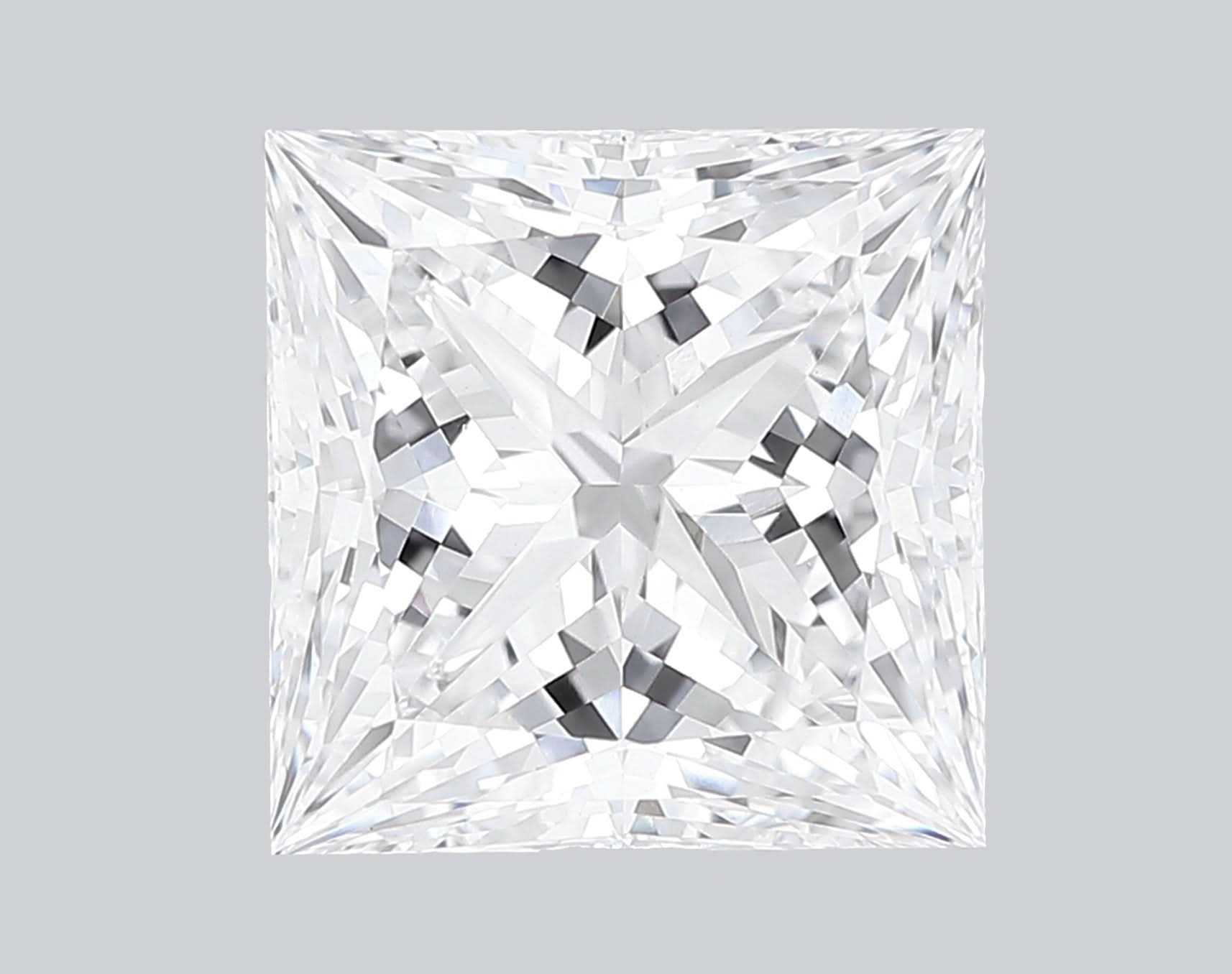 2.55 Carat D - VS1 Princess Lab Grown Diamond - IGI (121263) - PBD Loose Diamond