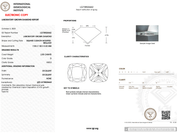 2.55 Carat D-VVS2 Cushion Lab Grown Diamond - IGI (126741) - PBD Loose Diamond