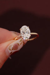 2.55ct E-VS1 Oval Lab Diamond Caraline