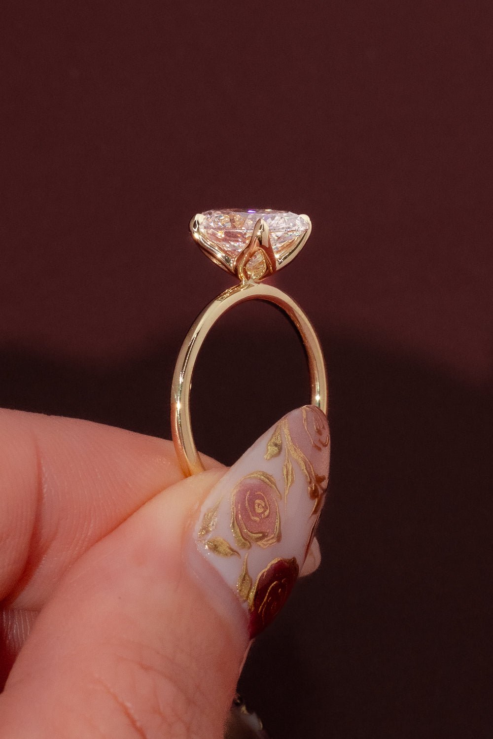 2.55ct E - VS1 Oval Lab Diamond Caraline - PBD Engagement Rings