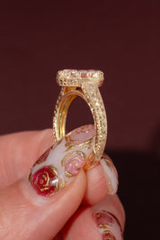 2.55ct E - VS1 Step Cut Oval Lab Diamond Evelyn - PBD Engagement Rings